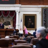 La loi validée par la chambre des représentants du Texas permet de modifier la carte électorale, en diluant le vote démocrate. KEYSTONE/AP/Eric Gay